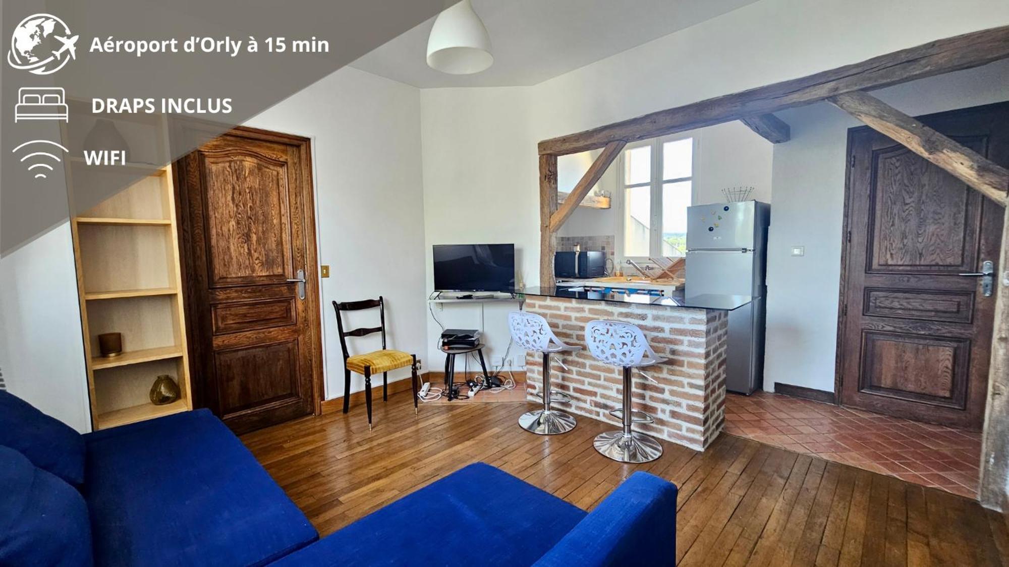 Apartmán Petit Cocon A 25 Min De Paris Et De L'Aeroport D'Orly Antony Exteriér fotografie